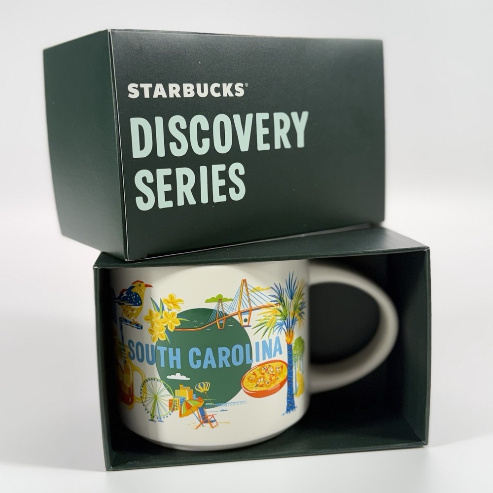 Starbucks Discovery Series South Carolina Coffee Mug Tea Cup Collector's Edition